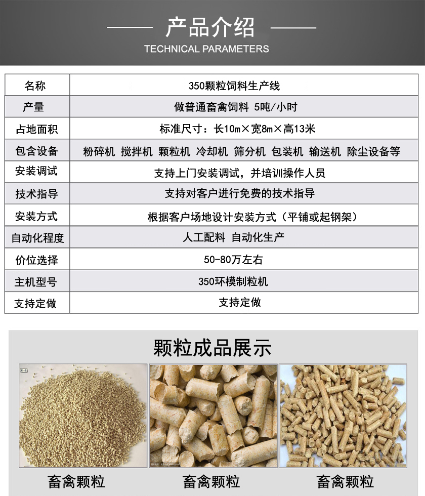 350型颗粒饲料生产线